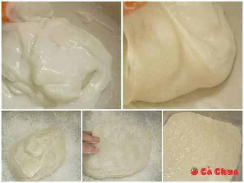 Làm vỏ bánh  Cách chế biến Bánh trung thu dẻo nhân đậu xanh