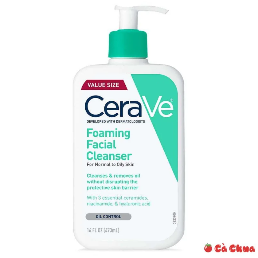 CeraVe Foaming Facial Cleanser TOP SỮA RỬA MẶT: