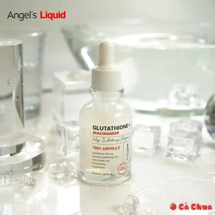 Angel's Liquid Glutathione + 5% Niacinamide 7Day Whitening Ampoule Top serum dưỡng trắng tốt được ưa chuộng hiện nay