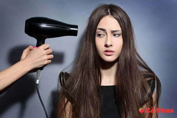 Sau khi gội đầu hạn chế dùng máy sấy tóc Cách chăm sóc tóc khi gội đầu